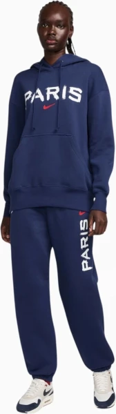 Худі жіноче Nike PSG PHOENIX FLC OS PO HDY GX темно-синє FQ3253-410