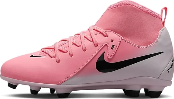 Бутсы детские Nike JR PHANTOM LUNA II CLUB FG/MG розовые FJ2601-600