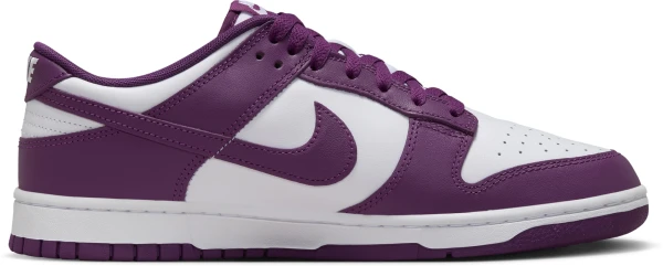 Кроссовки Nike DUNK LOW RETRO фиолетово-белые DV0833-107