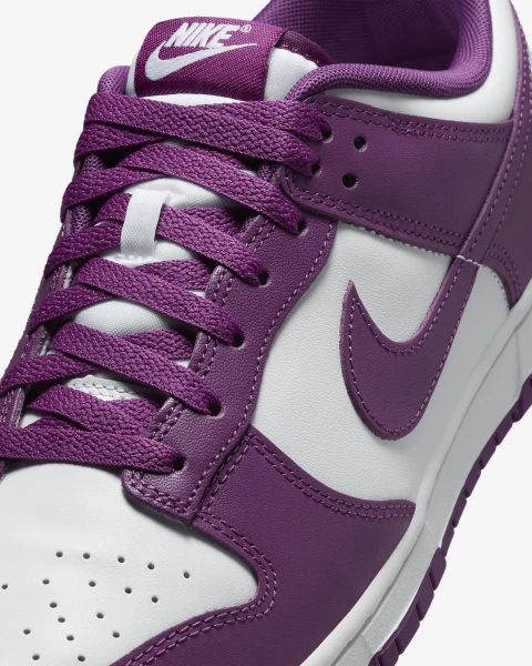 Кроссовки Nike DUNK LOW RETRO фиолетово-белые DV0833-107