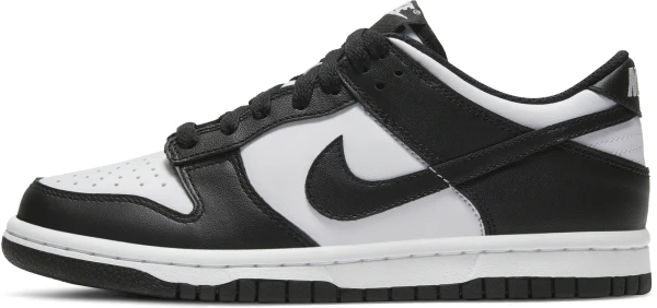 Кросівки підліткові Nike DUNK LOW (GS) чорно-білі CW1590-100