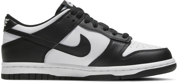 Кросівки підліткові Nike DUNK LOW (GS) чорно-білі CW1590-100
