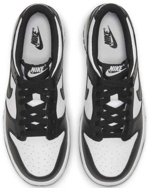 Кросівки підліткові Nike DUNK LOW (GS) чорно-білі CW1590-100