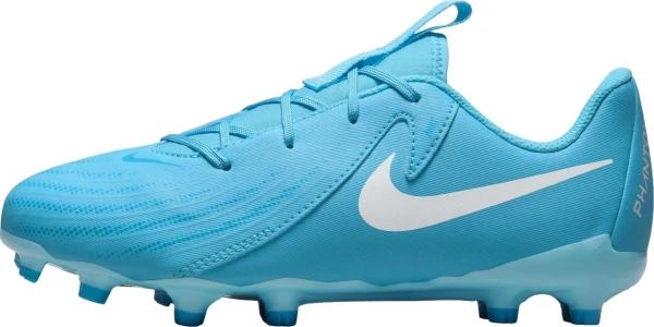 Бутсы детские Nike JR PHANTOM GX II ACADEMY FG/MG голубые FD6722-400