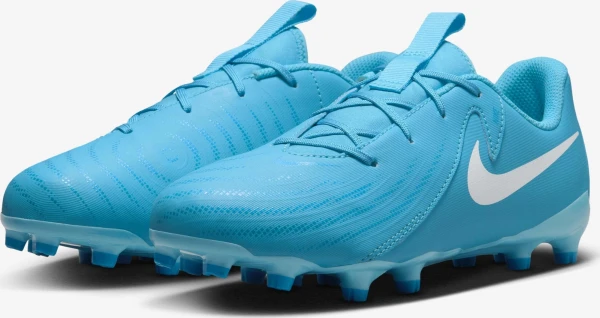 Бутсы детские Nike JR PHANTOM GX II ACADEMY FG/MG голубые FD6722-400
