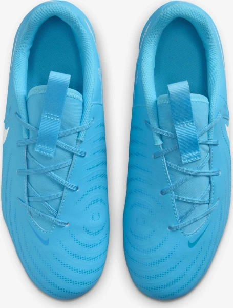 Бутсы детские Nike JR PHANTOM GX II ACADEMY FG/MG голубые FD6722-400