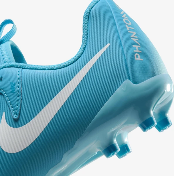 Бутсы детские Nike JR PHANTOM GX II ACADEMY FG/MG голубые FD6722-400
