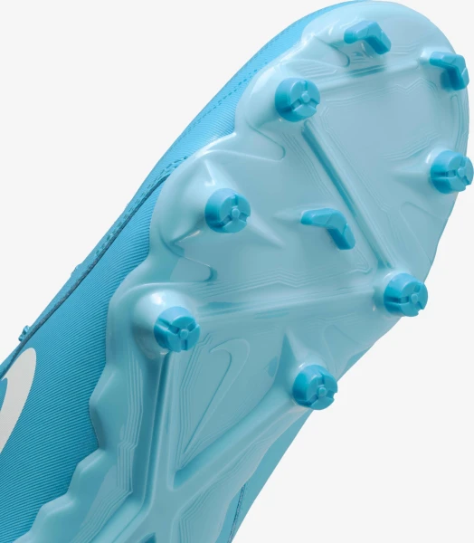Бутсы детские Nike JR PHANTOM GX II ACADEMY FG/MG голубые FD6722-400
