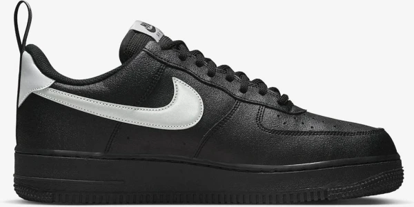 Кроссовки Nike AIR FORCE 1 07 LV8 UT черно-серебряные DX8967-001