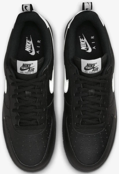 Кроссовки Nike AIR FORCE 1 07 LV8 UT черно-серебряные DX8967-001