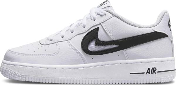 Кросівки підліткові Nike AIR FORCE 1 (GS) білі DR7889-100