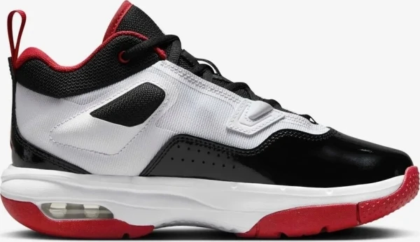 Кросівки підліткові Nike JORDAN STAY LOYAL 3 (GS) біло-чорно-червоні FB9922-101
