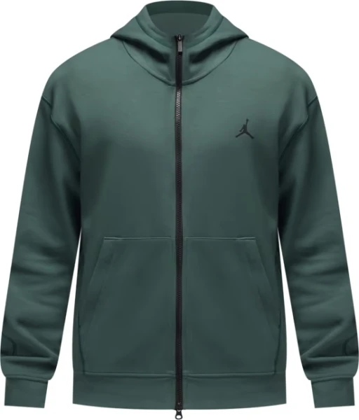 Толстовка Nike JORDAN M J DF SPRT HOOP FLC FZ темно-зеленая FV8602-366