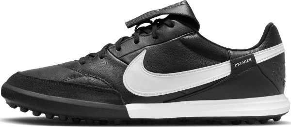 Сороконіжки (шиповки) Nike PREMIER III TF чорно-білі HM0283-001