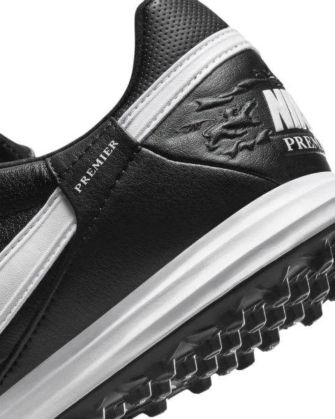 Сороконіжки (шиповки) Nike PREMIER III TF чорно-білі HM0283-001