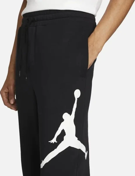 Спортивні штани Nike AIR JORDAN JUMPMAN LOGO FLEECE чорні DA6803-010