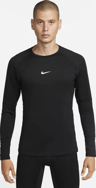 Термокофта Nike PRO WARM LS CREW черная FB7982-010