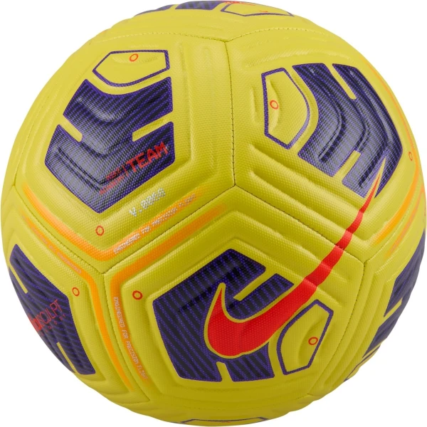 Футбольный мяч Nike ACADEMY - TEAM - FA24 желто-фиолетовый Размер 5 FZ7540-710