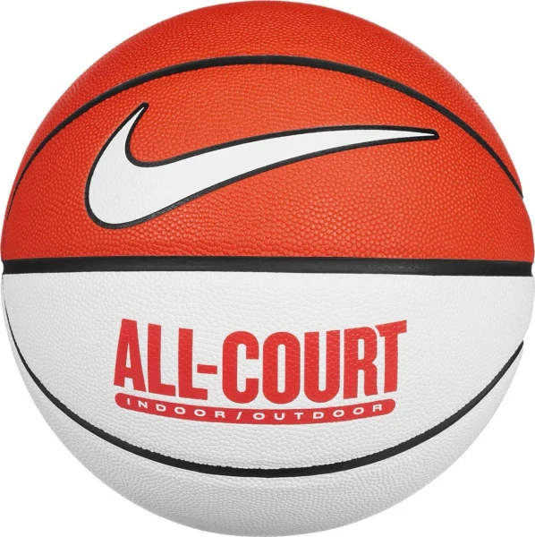 Баскетбольний м'яч Nike EVERYDAY ALL COURT 8P DEFLATED SUMMIT біло-жовтогарячий Розмір 7 N.100.4369.187.07