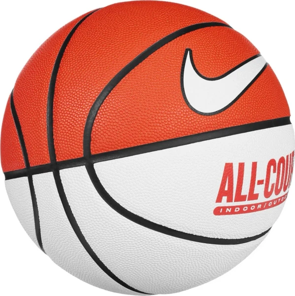 Баскетбольний м'яч Nike EVERYDAY ALL COURT 8P DEFLATED SUMMIT біло-жовтогарячий Розмір 7 N.100.4369.187.07