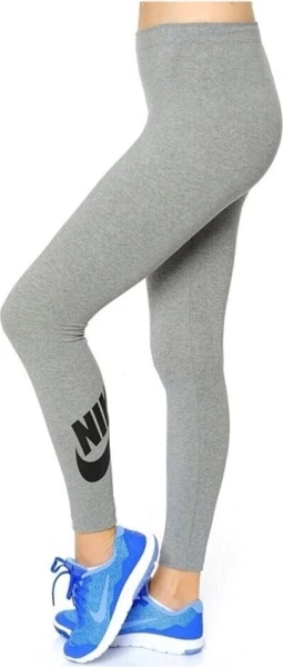 Лосины женские Nike SPORTSWEAR ESSENTIAL LEGGINGS TIGHT FIT REGULAR серые DB3903-063