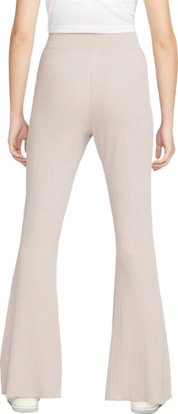 Спортивные штаны женские Nike W NSW RIB JRSY PANT бежевые DV7868-272
