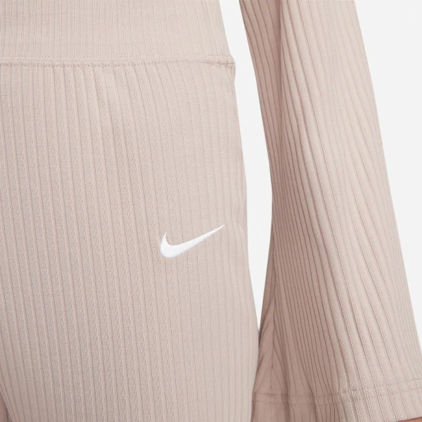 Спортивные штаны женские Nike W NSW RIB JRSY PANT бежевые DV7868-272