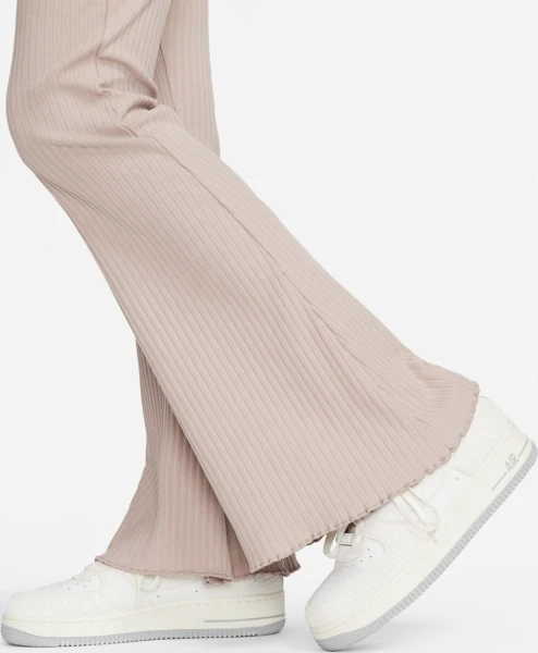 Спортивные штаны женские Nike W NSW RIB JRSY PANT бежевые DV7868-272