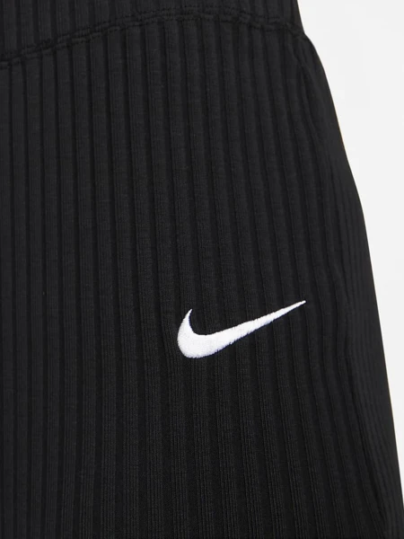 Спортивні штани жіночі Nike W NSW RIB JRSY PANT чорні DV7868-010