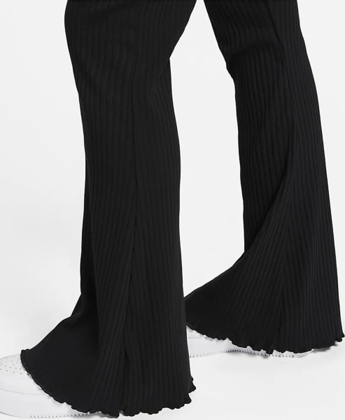 Спортивні штани жіночі Nike W NSW RIB JRSY PANT чорні DV7868-010