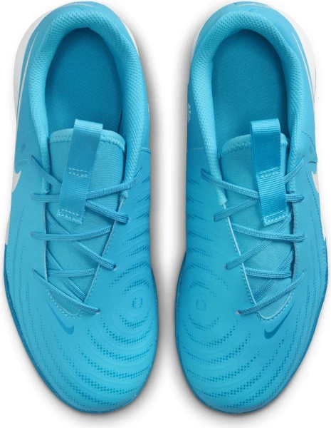 Футзалки (бампы) детские Nike JR PHANTOM GX II ACADEMY IC голубые FJ2609-400