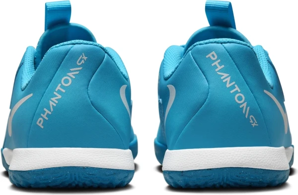 Футзалки (бампы) детские Nike JR PHANTOM GX II ACADEMY IC голубые FJ2609-400