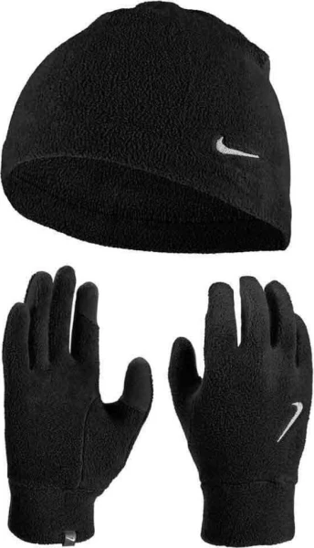 Зимний набор аксессуаров Nike FLEECE HAT AND GLOVE SET черный N.100.2579.082.ML