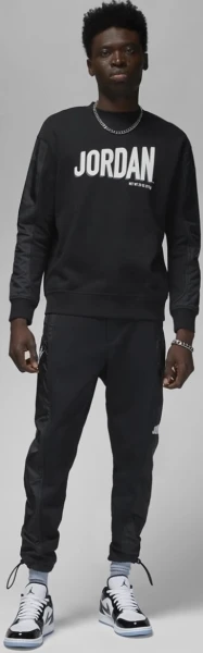 Свитшот Nike AIR JORDAN SWEAT CREW FLIGHT MVP CORE черный DV7588-010