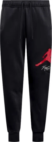 Спортивні штани Nike MJ ESS FLC BASELINE PANT чорно-червоні FD7345-013
