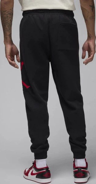 Спортивні штани Nike MJ ESS FLC BASELINE PANT чорно-червоні FD7345-013