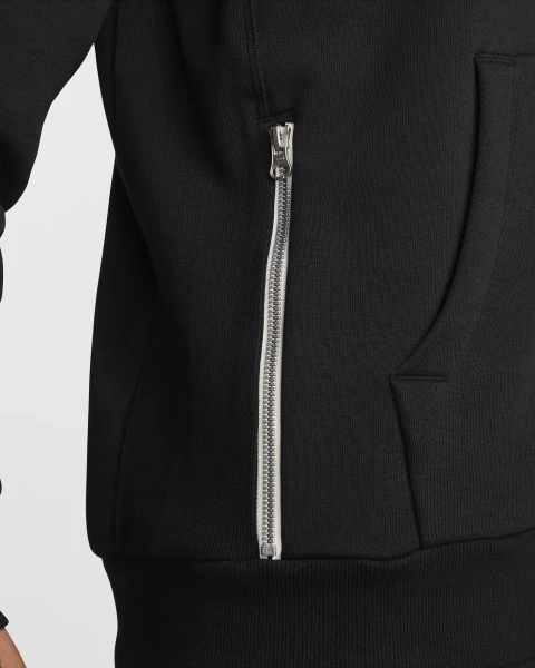 Толстовка Nike M NK DF SI FZ HD черная FZ0222-010