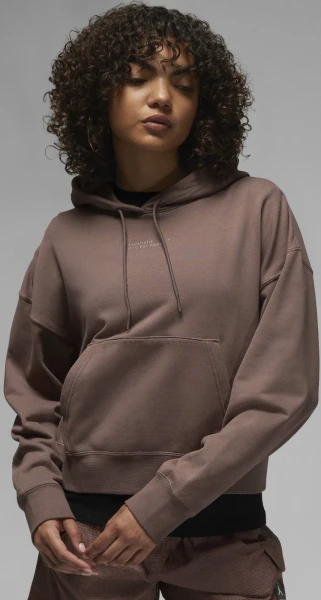 Худи женское Nike AIR JORDAN X PARIS SAINT-GERMAIN FLEECE коричневое DN3346-291