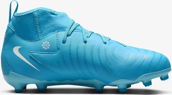 Бутсы детские Nike JR PHANTOM LUNA II ACADEMY FG/MG голубые FJ2603-400