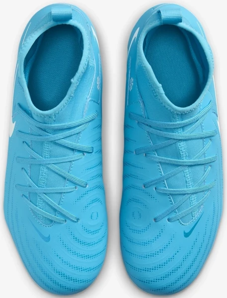 Бутсы детские Nike JR PHANTOM LUNA II ACADEMY FG/MG голубые FJ2603-400