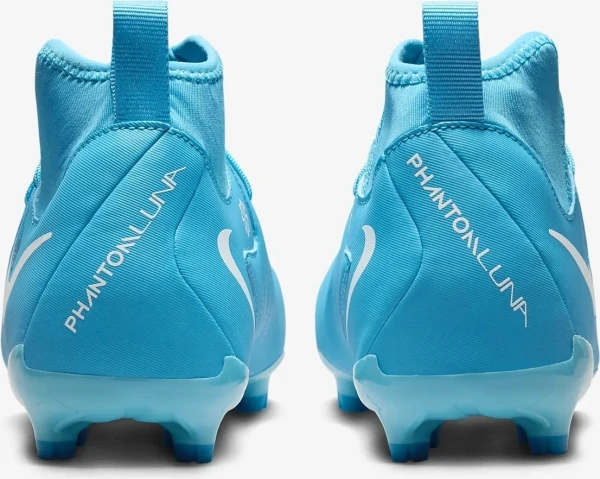 Бутсы детские Nike JR PHANTOM LUNA II ACADEMY FG/MG голубые FJ2603-400