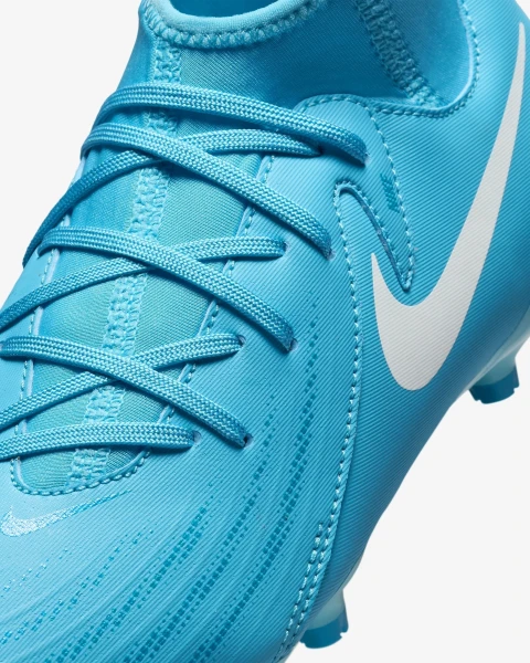 Бутсы детские Nike JR PHANTOM LUNA II ACADEMY FG/MG голубые FJ2603-400