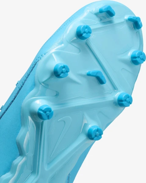 Бутсы детские Nike JR PHANTOM LUNA II ACADEMY FG/MG голубые FJ2603-400