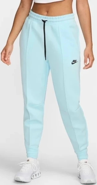 Спортивні штани жіночі Nike SPORTSWEAR TECH FLEECE MID-RISE JOGGERS блакитні FB8330-474