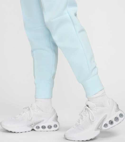 Спортивні штани жіночі Nike SPORTSWEAR TECH FLEECE MID-RISE JOGGERS блакитні FB8330-474