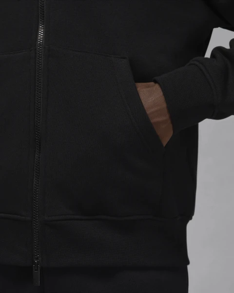 Толстовка Nike JORDAN BROOKLYN FLEECE FULL-ZIP HOODIE чорна FV7289-010