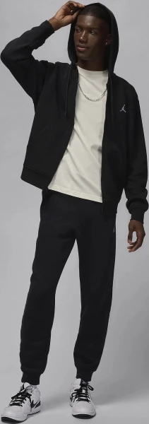 Толстовка Nike JORDAN BROOKLYN FLEECE FULL-ZIP HOODIE чорна FV7289-010