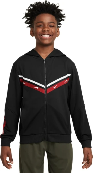 Толстовка підліткова Nike K NSW CLUB+ POLY FZ HOODIE чорна FZ4906-010