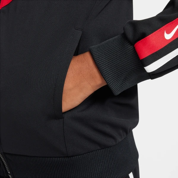 Толстовка підліткова Nike K NSW CLUB+ POLY FZ HOODIE чорна FZ4906-010