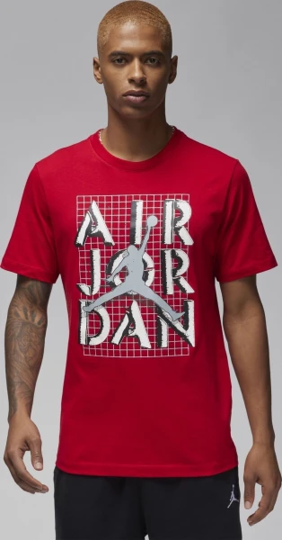 Футболка Nike AIR JORDAN BRAND красная FN5978-687